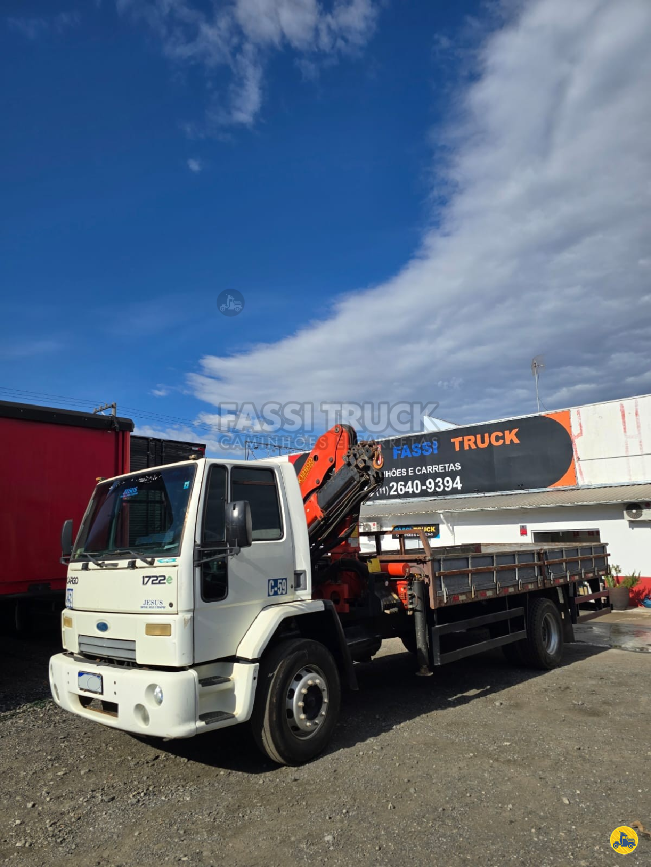 CAMINHAO FORD CARGO 1722 Munck Toco 4x2 FassiTruck SAO PAULO SÃO PAULO SP
